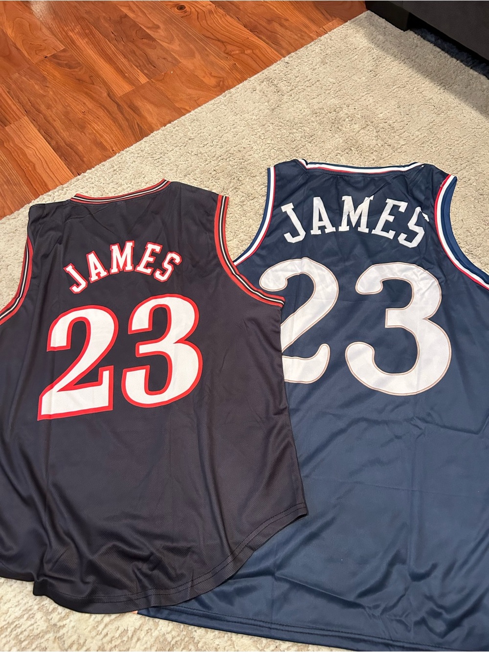 LeBron James #23 Basketball 76ers Jerseys (2)